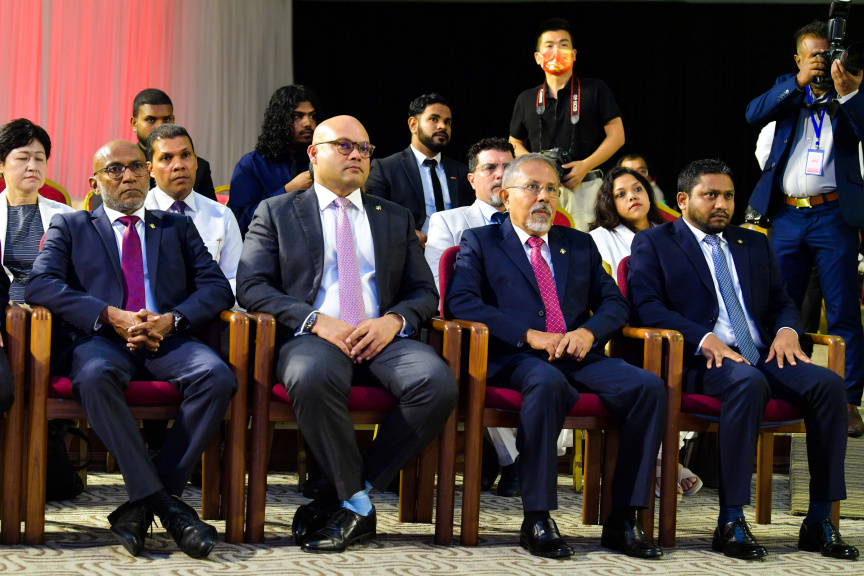 2022-10-23 ރާއްޖެއާއި ޗައިނާގެ ގުޅުމަށް 50 އަހަރު ފުރުން ފާހަގަކުރުމާއި، ޕީޕަލްސް ރިޕަބްލިކް އޮފް ޗައިނާ އުފެދުނުތާ 73 އަހަރު ފުރޭ މުނާޞަބާ ފާހަގަކުރުން-- ފޮޓޯ ރައީސް އޮފީސް