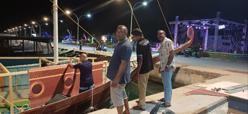 ރ. މީދޫ ޢީދަށް ތައްޔާރުވަނީ: ގިނަ ހަރަކާތްތަކެއް ވަނީ ރާވާފައި -- ސަން ފޮޓޯ/ އިބްރާހިމް މޫސާ
