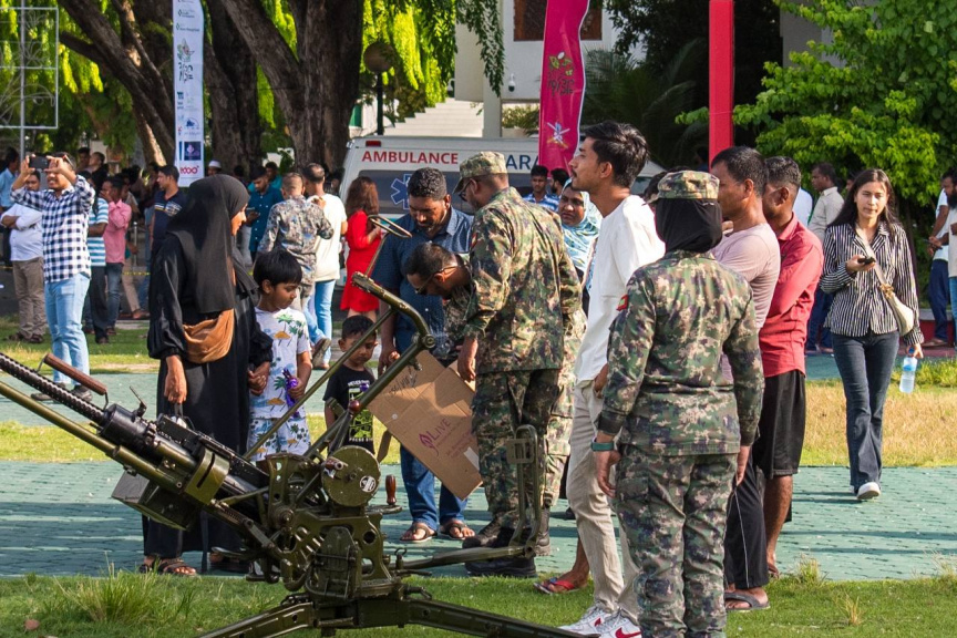 ބޮޑުއީދު 2025 ފާހަގަކުރުމަށް މާލޭގައި ކުރިއަށްދިޔަ ބައެއް ހަރަކާތްތަކުގެ ތެރެއިން -- ސަން ފޮޓޯ/ މޫސާ ނަދީމް