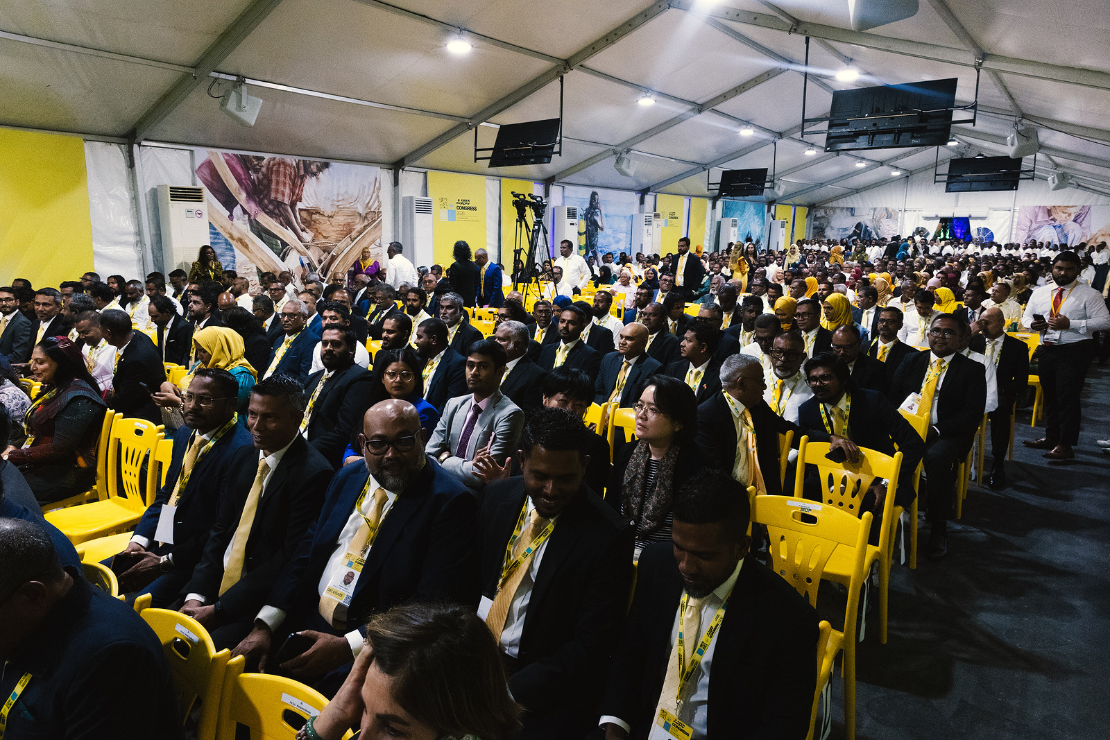 އެމްޑީޕީގެ ފަސް ވަނަ ކޮންގްރެސް ފެށުން: މި ކޮންގްރެސްގައި އެ ޕާޓީގެ މުސްތަގުބަލަށް މުހިންމު ނިންމުންތަކެއް ނިންމާނެ-- ސަން ފޮޓޯ: ހާފިޒު