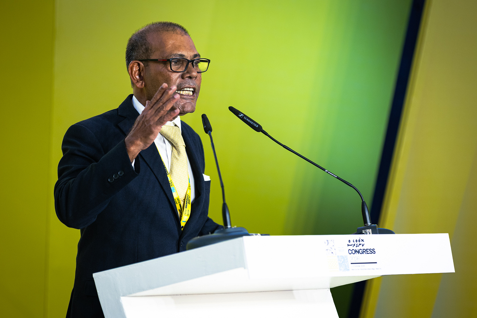 އެމްޑީޕީގެ ފަސް ވަނަ ކޮންގްރެސް ފެށުން: މި ކޮންގްރެސްގައި އެ ޕާޓީގެ މުސްތަގުބަލަށް މުހިންމު ނިންމުންތަކެއް ނިންމާނެ-- ސަން ފޮޓޯ: ހާފިޒު